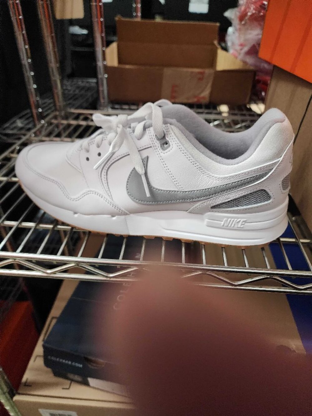 NWT Nike Men's Golf Shoes White Platinum Gum  10 M/ 11.5 W